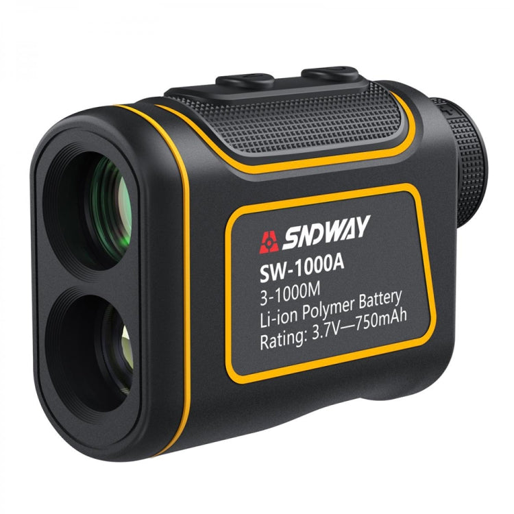 SNDWAY SW1000A Handheld Outdoor Waterproof Telescope Range Finder Distance Measurer, 1000m, 1000m 1000m