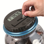 Digital Counting Money Coin Bank, For US Dollar, For Euro, For Pound Sterling For US Dollar HC7634C