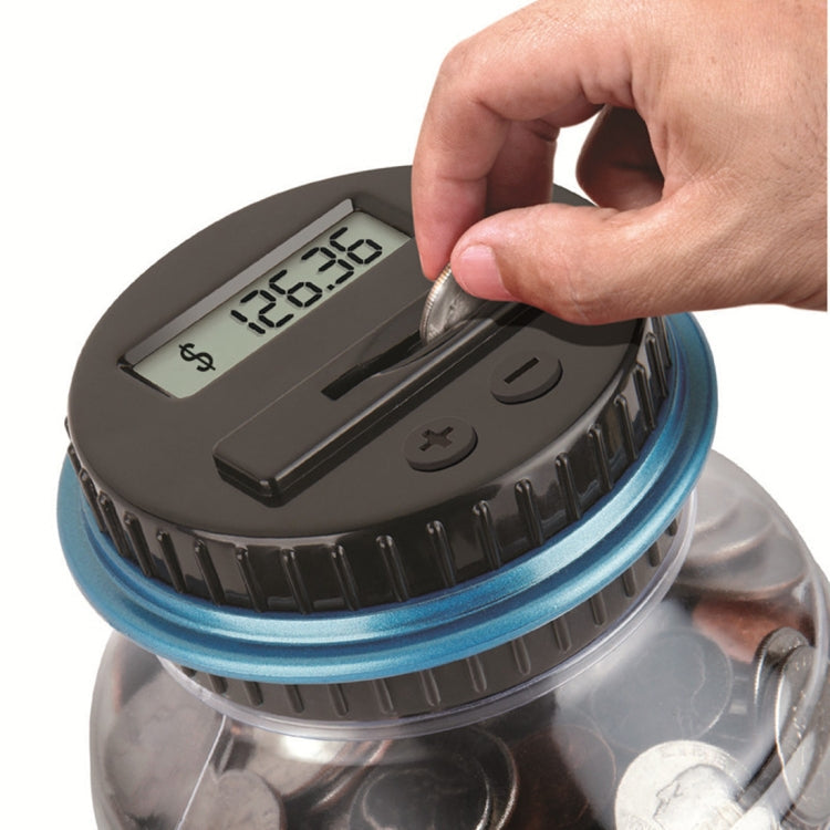 Digital Counting Money Coin Bank, For US Dollar, For Euro, For Pound Sterling For US Dollar HC7634C