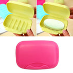Home Travel Soap Box Lock Sealed Waterproof Leakproof Soap Holder Case with Cover Soap Dishes Container,Random Color Delivery,Large,Size:12x8x4cm, 12x8x4cm – Waterproof 12x8x4cm