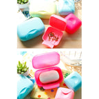Home Travel Soap Box Lock Sealed Waterproof Leakproof Soap Holder Case with Cover Soap Dishes Container,Random Color Delivery,Large,Size:12x8x4cm, 12x8x4cm – Waterproof