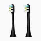 2 PCS Original Xiaomi Youpin General Cleaning Replacement Brush Heads for Xiaomi Soocare Sonic Electric Toothbrush (HC7711W), General Cleaning Black General Cleaning Black Black
