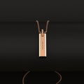 Metal Screwless Magnetic Pendant Necklace for Fitbit Flex 2, Host not Included – Magnetic Gold