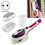 Multifunction Household Handheld Steamer Travel Portable Hand - Held Steam Hanging Hot Machine Ceramic Bottom with Flannelette Brush & Hair Brush & Measuring Cup,EU Plug, EU Plug Purple, EU Plug Blue – Waterproof EU Plug Purple Purple