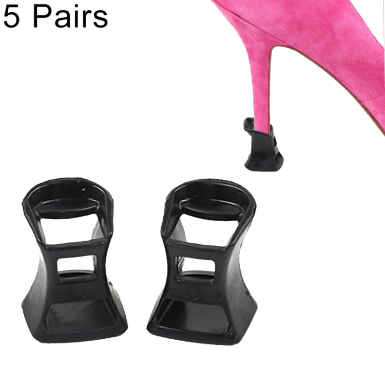 5 Pairs Hard Wearing Anti-slip PVC StoppersShoes High Heel Cover Protectors, Size: M ,Random Color Delivery, Size: M Size: M
