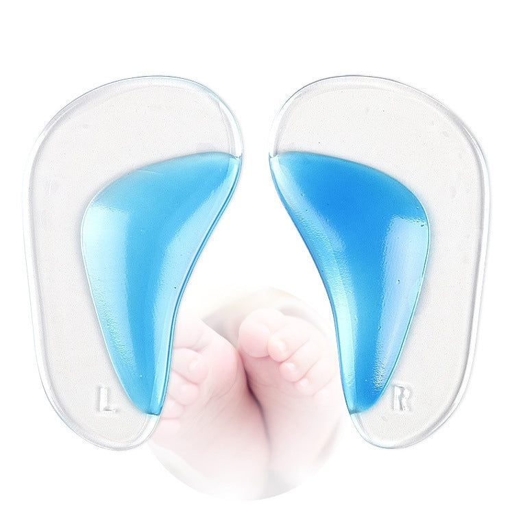 2 Pairs Kids Gel Insoles Orthopedic Arch Support Insoles for Child Shoes Flatfoot Corrector Pads Baby Toddler Insole, Size: L, Size: L