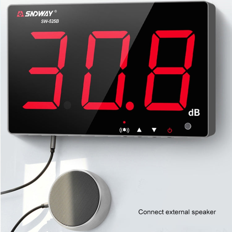 SNDWAY SW525A Wall-mounted Sound Level Meter DB Noise Tester, SW525A