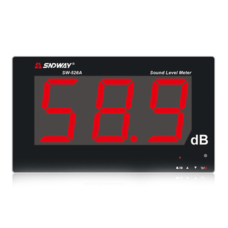 SNDWAY SW526A Wall-mounted DB Sound Level Meter Noise Tester with Large Screen 18-inch Display, SW526A SW526A