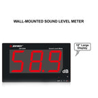 SNDWAY SW526A Wall-mounted DB Sound Level Meter Noise Tester with Large Screen 18-inch Display, SW526A