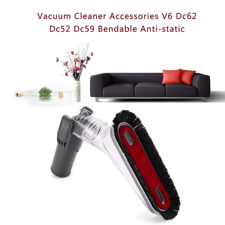 D907 Vacuum Cleaner Bendable Anti-static Brush Head for Dyson DC62 / DC52 / DC59 / V6, D907