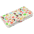 Dessert Pattern 3 inch DIY PU Mini Creativity Insert Type 32 Pages Exquisite Photo Album for Polaroid, Dessert