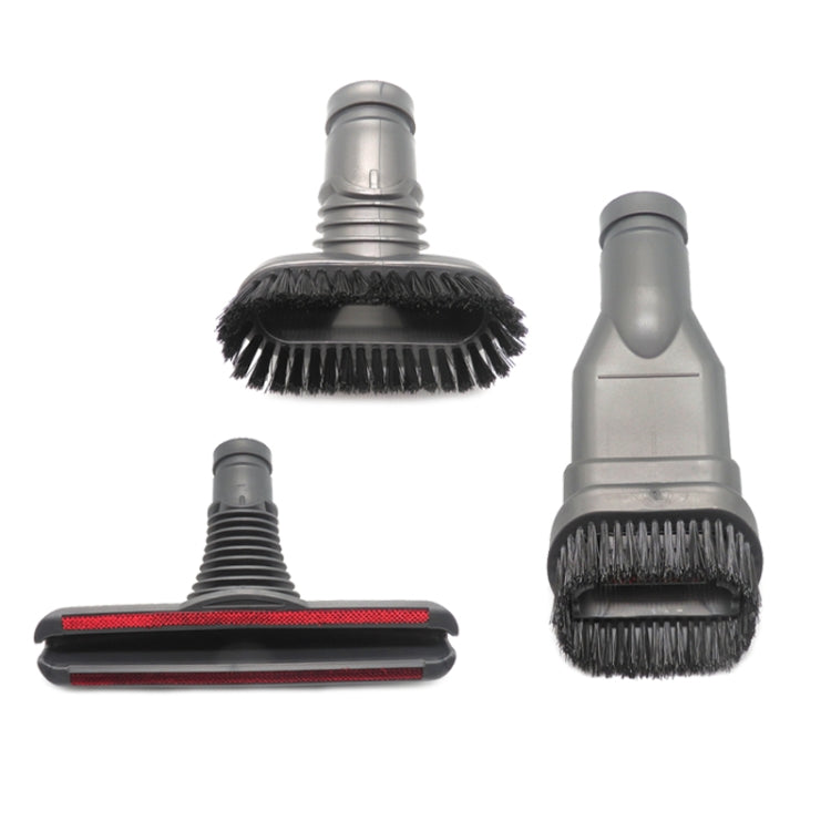 XD969 3 in 1 Round Brush + Stiff Brush + Bed Brush for Dyson Vacuum Cleaner, XD969 XD969