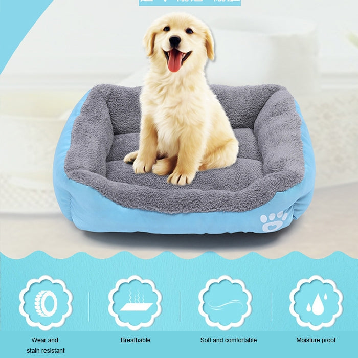 Four Seasons Genuine Warm Pet Dog Kennel Mat Teddy Pomerang Dog Mat, Size: S, 43×32×10cm, Size: S