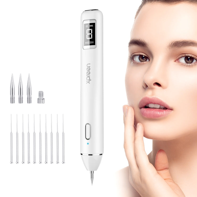 Xpreen XPRE061 Professional Dark Spot Remover Freckle Tattoo Chargeable Wart Mole Remover, with LED Screen and Spotlight – TPU Default Title