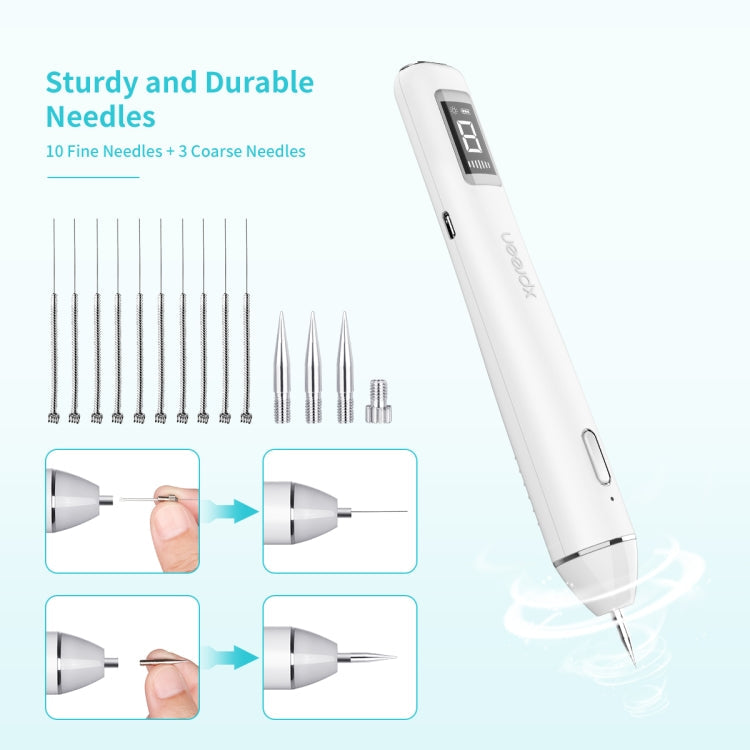 Xpreen XPRE061 Professional Dark Spot Remover Freckle Tattoo Chargeable Wart Mole Remover, with LED Screen and Spotlight – TPU