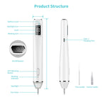 Xpreen XPRE061 Professional Dark Spot Remover Freckle Tattoo Chargeable Wart Mole Remover, with LED Screen and Spotlight – TPU