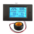 PZEM-061 4 in 1 DC Digital Display Meter Voltage Measuring Instrument, AC 80-260V, 100A Default Title