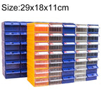 Thickened Combined Plastic Parts Cabinet Drawer Type Component Box Building Block Material Box Hardware Box, Random Color Delivery, Size: 29cm X 18cm X 11cm, Size: 29cm x 18cm x 11cm Size: 29cm x 18cm x 11cm