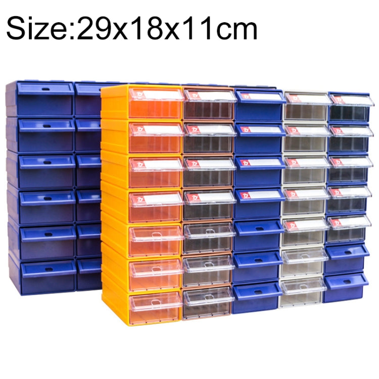 Thickened Combined Plastic Parts Cabinet Drawer Type Component Box Building Block Material Box Hardware Box, Random Color Delivery, Size: 29cm X 18cm X 11cm, Size: 29cm x 18cm x 11cm Size: 29cm x 18cm x 11cm