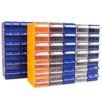Thickened Combined Plastic Parts Cabinet Drawer Type Component Box Building Block Material Box Hardware Box, Random Color Delivery, Size: 29cm X 18cm X 11cm, Size: 29cm x 18cm x 11cm