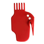 2 PCS Universal Sweeping Robot Accessories Flat Brush Cleaner for iRobot Roomba, Brush Cleaner Red