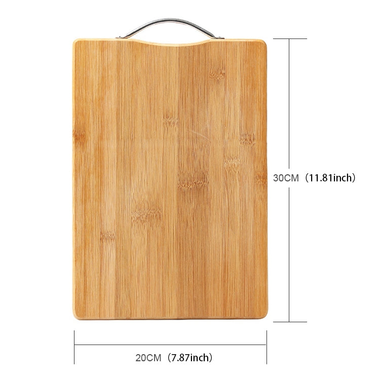 Kitchen Rectangular Bamboo Chopping Block Thickening Cutting Board, Size: 30cm x 20cm, Size: 30cm x 20cm