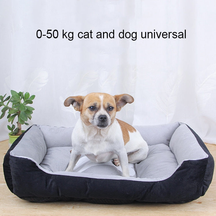Dog Bone Pattern Big Soft Warm Kennel Pet Dog Cat Mat Blanket, Size: XS, 50×40×15cm, Size: XS – Wear-resistant