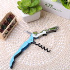 10pcs Multi-function Sea Horse Pattern Stainless Wine Bottle Opener, Can Opener Bottle Opener, Random Color Delivery, Sea Horse Style Sea Horse Style