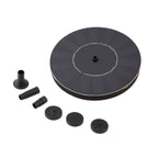Solar Powered Water Pump Garden Fountain Floating Panel Watering Pond Kit for Waterfalls Water Display Park Pool Decoration Fountain, Diameter: 16cm, olar Powered Water Pump – Durable Build, Easy to Use