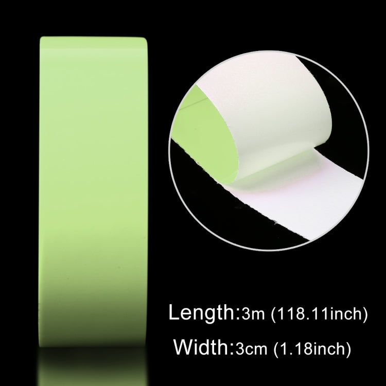 Luminous Tape Green Glow In Dark Wall Sticker Luminous Photoluminescent Tape Stage Home Decoration, Size: 3cm x 3m, 3cm x 3m