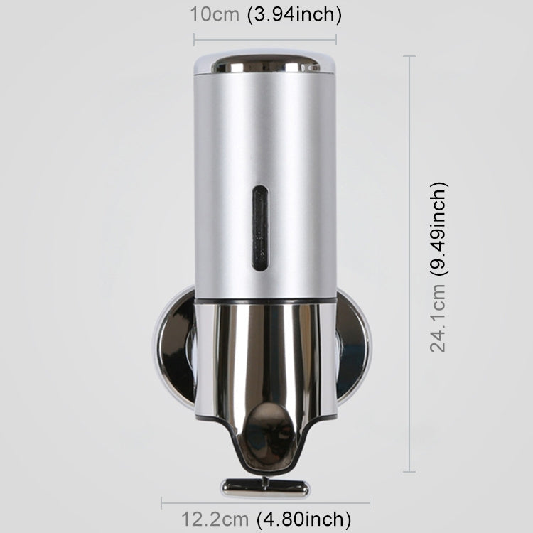 Hotel Shower Manual Dispenser Wall Mounted Washing Liquid Shampoo Soap Bottle, Capacity: 500ml, 500ml/Silver, 500ml/White, 500ml/Dark Red, 500ml/Green, 500ml/Gold, 500ml/Blue, 500ml/Purple – Aluminum Alloy