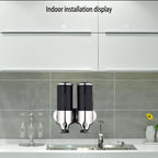 Hotel Shower Manual Dispenser Wall Mounted Washing Liquid Shampoo Soap Bottle, Capacity: 500ml, 500ml/Silver, 500ml/White, 500ml/Dark Red, 500ml/Green, 500ml/Gold, 500ml/Blue, 500ml/Purple – Aluminum Alloy
