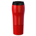 Portable Mighty Mug Solo Travel Coffee Herbal Ice Tea Fizzy Drink Mug Water Bottle Cup, Capacity: 500ml Red