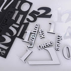 Creative 3D Mirror DIY Wall Sticker Clock, Size: 120*120cm, Size: 120*120cm(Yellow), Size: 120*120cm(Black), Size: 120*120cm(White)
