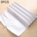 5 PCS 5m Bakest Aluminum Tin Foil Paper Barbecue Paper, 5 PCS Barbecue Paper 5 PCS Barbecue Paper