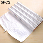 5 PCS 5m Bakest Aluminum Tin Foil Paper Barbecue Paper, 5 PCS Barbecue Paper 5 PCS Barbecue Paper