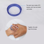 3 Settings Adjustable PC Negative Ions Shower Head, Size: Large, Interface: 2cm, 3 Settings Size: Large,(Blue), 3 Settings Size: Large(Transparent)