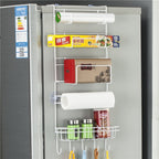 Multi-layer Fridge Storage Rack Side Shelf Sidewall Holder Multi-function Kitchen Organizer Household, Size: 25 x 9.5 x 62cm, 25 x 9.5 x 62cm 25 x 9.5 x 62cm