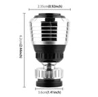 Kitchen Strainer Bubbler Water-saving Aerator Shower Splash Faucet Filter Swivel Head, Size: 62 x 36 x 23.5mm, Strainer Bubbler