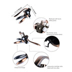 Zinc Alloy + ABS Material Retro Rabbit Shape Bottle Opener Corkscrew Port Wine Bottle Opener, Size: 18 x 14.5 x 4.7cm, Zinc Alloy