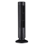 Tower Type USB Electric Fan Leafless Air-conditioning Fan Black