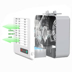 Portable Mini Silent Household Energy Saving Desktop Air Conditioner Fan Electric Air Cooler