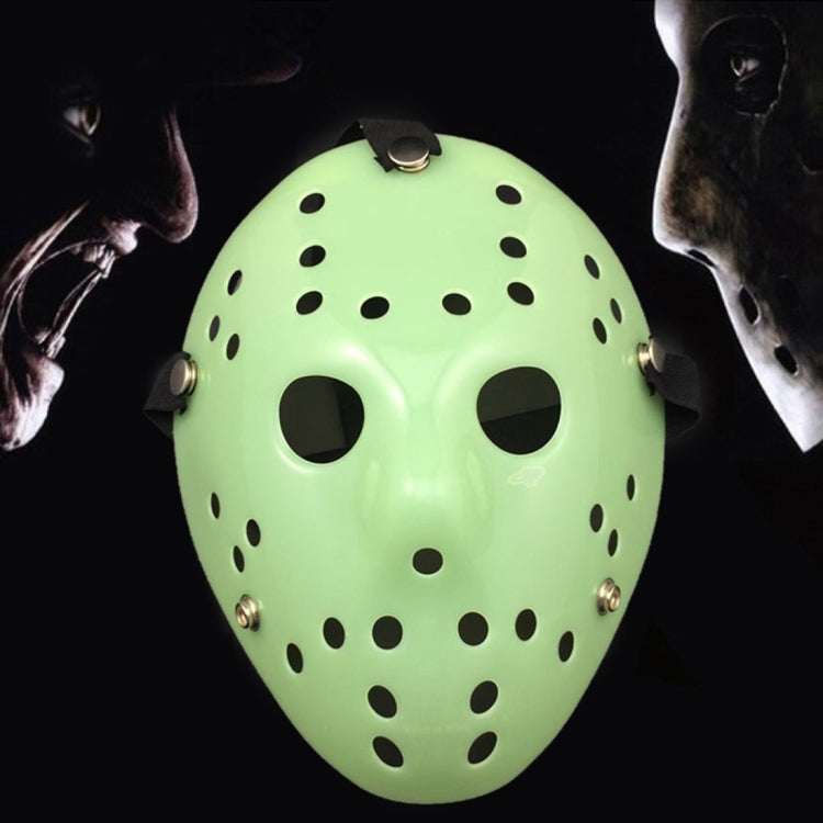 Halloween Party Cool Thicken Jason Mask, Silver, Fluorescent Green, Gold, Red + White – Durable Build, Easy to Use Fluorescent Green Fluorescent Green
