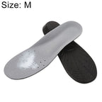 1 Pair PU Breathable Soft Sports Shock-absorbing Insole Sweat-absorbent Foot Pad Elastic Shoe Insert, Size: M(6-9 Yards), Size: M(6-9 Yards) Size: M(6-9 Yards) Black