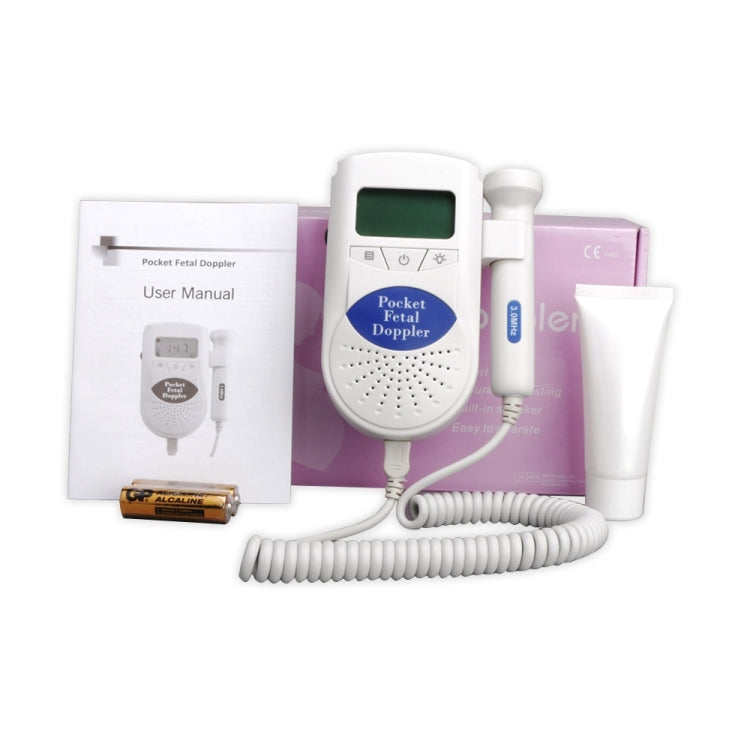JPD-100S6 I LCD Ultrasonic Scanning Pregnant Women Fetal Stethoscope Monitoring Monitor / Fetus-voice Meter, Complies with IEC60601-1:2006, JPD-100S6 (Blue), JPD-100S6 (Pink)