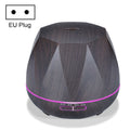 Peach Shape Wood Grain Remote Control Ultrasonic Humidifier Aromatherapy Machine Automatic Alcohol Sprayer with LED Lights, Capacity: 400mL, EU Plug (Dark Wood Color), Diamond Dark Wood Color, Diamond Light Wood Color, Peach Shape Dark Wood Color Diamond Dark Wood Color HC9141AA