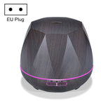 Peach Shape Wood Grain Remote Control Ultrasonic Humidifier Aromatherapy Machine Automatic Alcohol Sprayer with LED Lights, Capacity: 400mL, EU Plug (Dark Wood Color), Diamond Dark Wood Color, Diamond Light Wood Color, Peach Shape Dark Wood Color Diamond Dark Wood Color HC9141AA