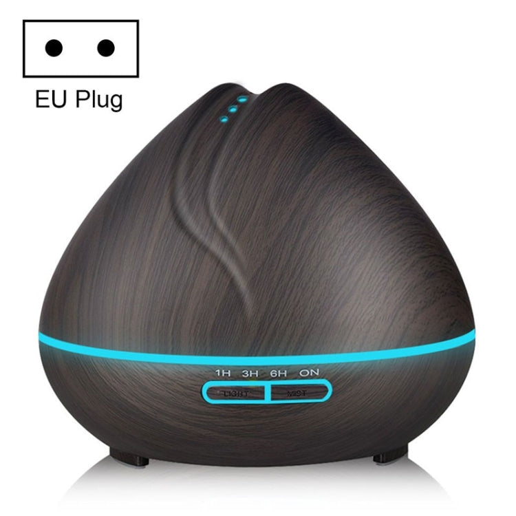 Peach Shape Wood Grain Remote Control Ultrasonic Humidifier Aromatherapy Machine Automatic Alcohol Sprayer with LED Lights, Capacity: 400mL, EU Plug (Dark Wood Color), Diamond Dark Wood Color, Diamond Light Wood Color, Peach Shape Dark Wood Color – TPU Peach Shape Dark Wood Color HC9141AC