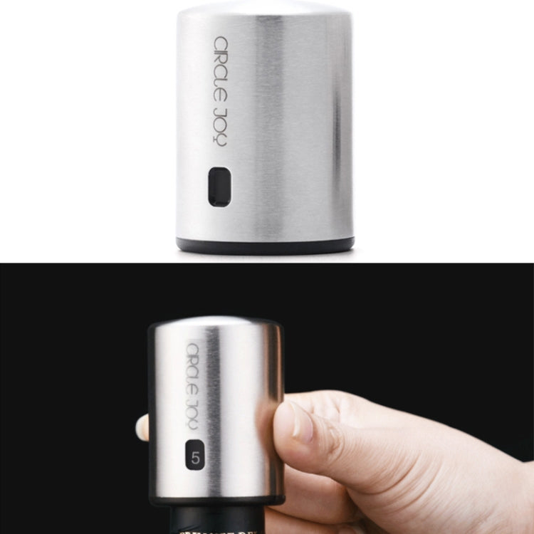 Original Xiaomi Youpin Circle Joy Stainless Steel Vacuum Memory Wine Stopper, Wine Stopper Wine Stopper