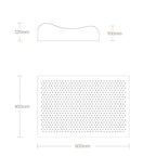 Original Xiaomi Youpin 8H Z2 Natural Latex Pillow Soft Breathable Spine Protection Massage Care Pillow with Cotton Pillowcase